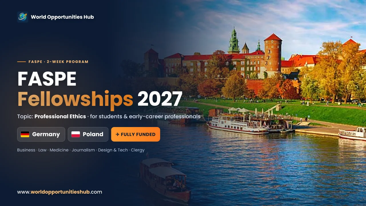FASPE Fellowships 2027 in Germany and Poland (Fully Funded)
