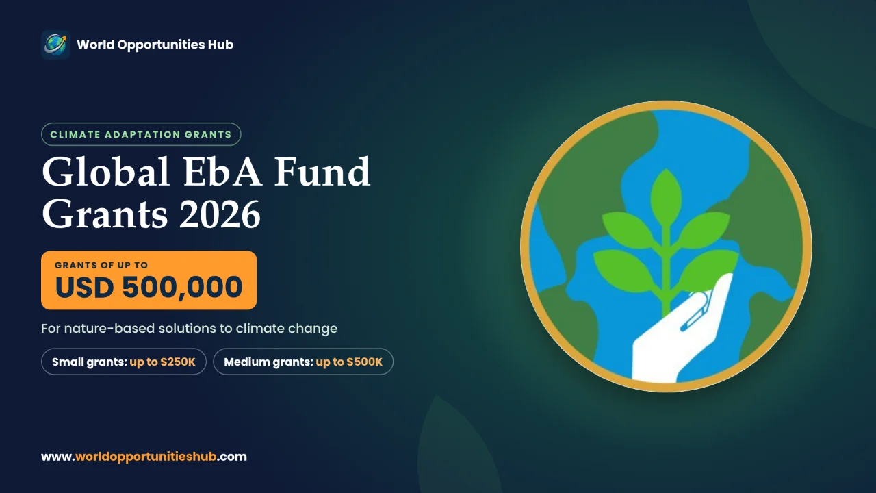 Global EbA Fund 2026: Up to USD 7.5 Million in Grants for Nature-Based Climate Adaptation
