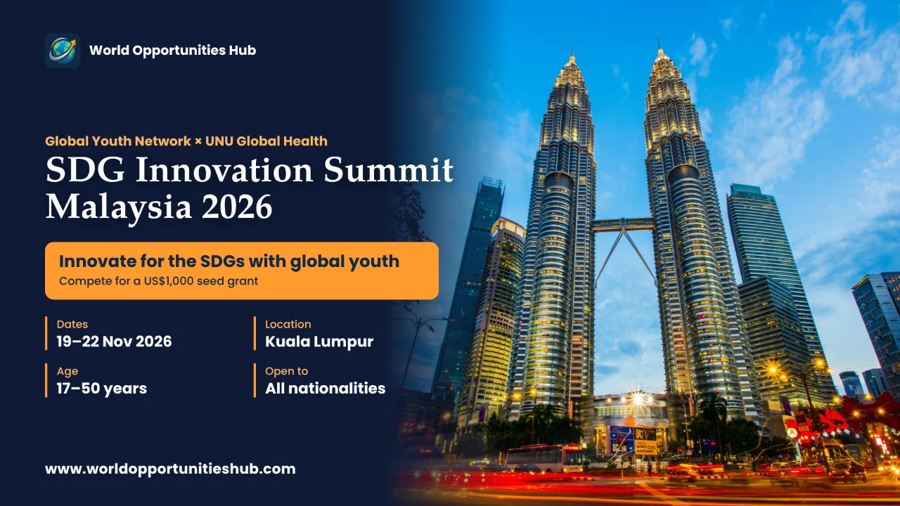SDG Innovation Summit Malaysia 2026: Join Young Changemakers in Kuala Lumpur