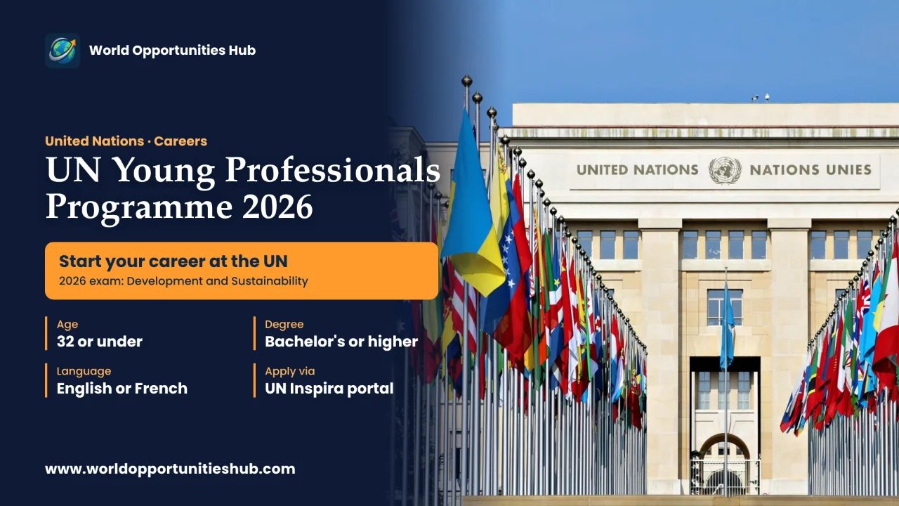 UN Young Professionals Programme (YPP) 2026: Start Your Career at the United Nations